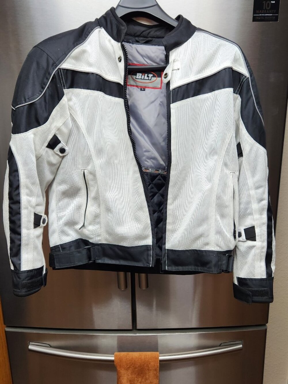 Bilt Motorcycle Mesh Jacket With Removable Insulated Liner Shoulder/Elbow Armor
